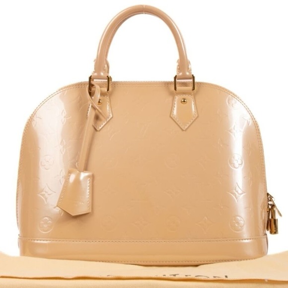 - Louis Vuitton Florentine Monogram Vernis Alma PM Authentic Beautiful Cro… - Picture 4 of 9